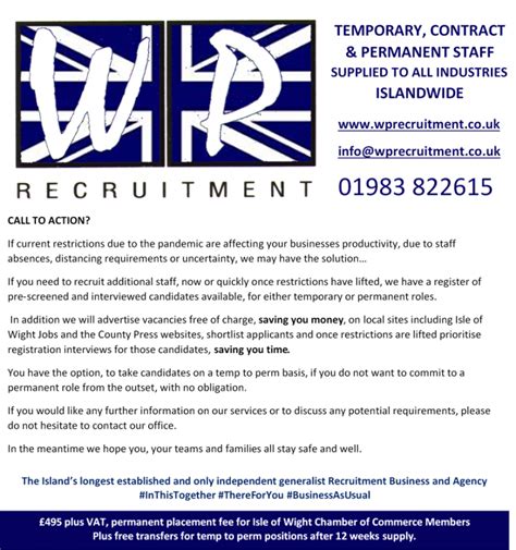 iow jobs vacancies.